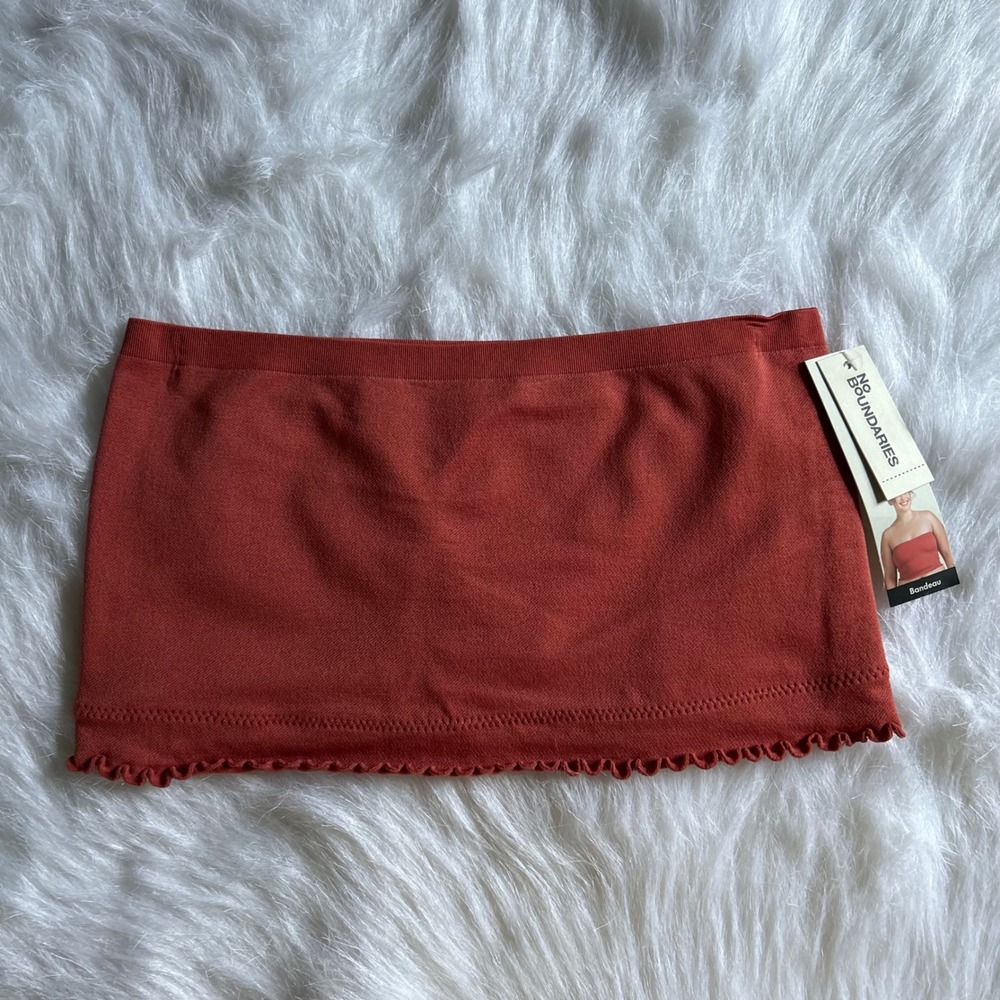 No Boundaries Seamless Wirefree Bandeau Women Size Medium Strapless Wireless Bra